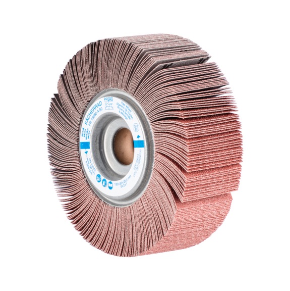 PFERD flap wheel FR diameter 150x50mm bore 25.4 mm A80 - Abrasive tool made of abrasive on a base