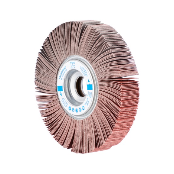 PFERD flap wheel FR diameter 165x30mm bore diameter 25.4mm A150 - Abrasive tool made of abrasive on a base