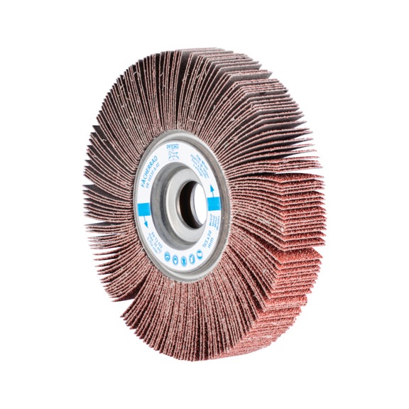 PFERD flap wheel FR diameter 165x30mm bore 25.4 mm A40 - Abrasive tool made of abrasive on a base