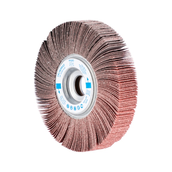 PFERD flap wheel FR diameter 165x30mm bore 25.4 mm A60 - Abrasive tool made of abrasive on a base