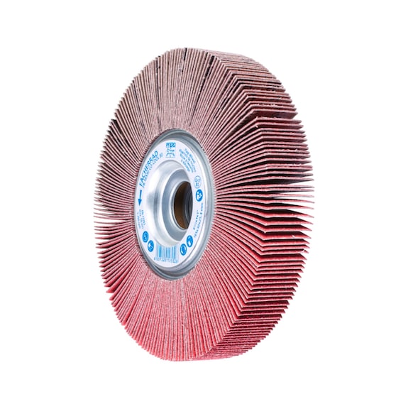 PFERD Lamellenschleifrad FR Durchmesser 165x30mm Bohrung 25,4 mm CO-COOL80 - Schleifwerkzeug aus Schleifmittel auf Unterlage