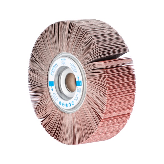 PFERD flap wheel FR diameter 165x50mm bore diameter 25.4mm A320 - Abrasive tool made of abrasive on a base