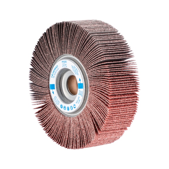 PFERD flap wheel FR diameter 165x50mm bore 25.4 mm A40 - Abrasive tool made of abrasive on a base