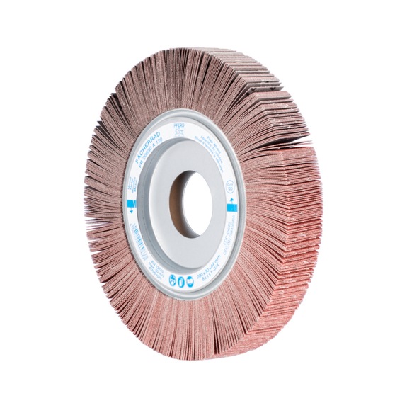 PFERD flap wheel FR diameter 200x30mm bore 44.0 mm A120 - Abrasive tool made of abrasive on a base
