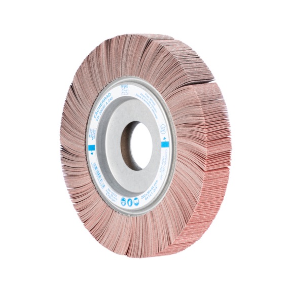 PFERD flap wheel FR diameter 200x30mm bore 44.0 mm A240 - Abrasive tool made of abrasive on a base