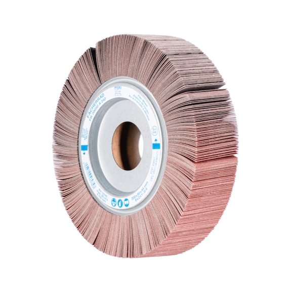 PFERD flap wheel FR diameter 200x50mm bore 44.0 mm A240 - Abrasive tool made of abrasive on a base