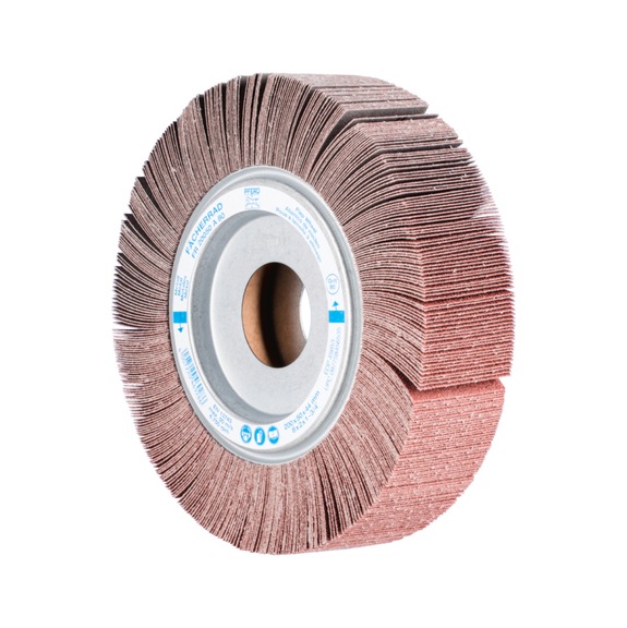PFERD flap wheel FR diameter 200x50mm bore 44.0 mm A80 - Abrasive tool made of abrasive on a base