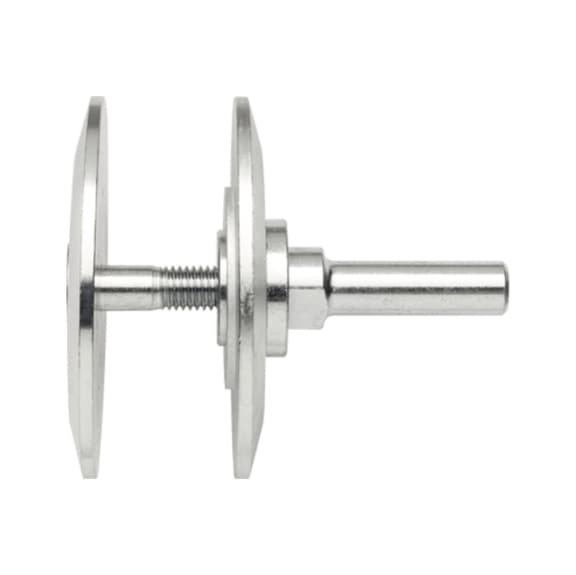 PFERD tool holder for flap and POLINOX non-woven wheels 200, 250mm shank 12mm - Tool holder