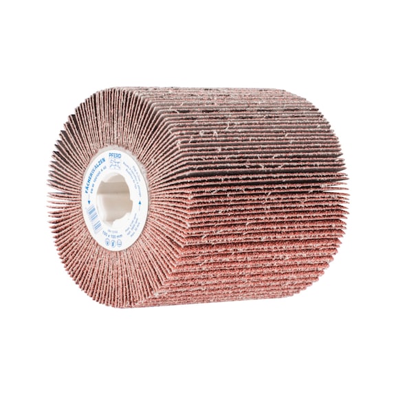 PFERD flap wheel diameter 100x100 keyway 19 mm A40 - Abrasive tool made of abrasive on a base