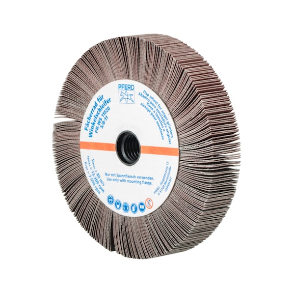 PFERD flap wheel for angle grinder FR WS 115x20mm 5/8-11 A320 - Abrasive tool made of abrasive on a base