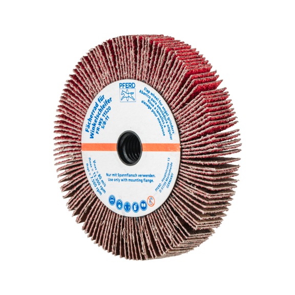 PFERD flap wheel for angle grinder FR WS 115x20mm 5/8-11 CO-COOL40 - Abrasive tool made of abrasive on a base