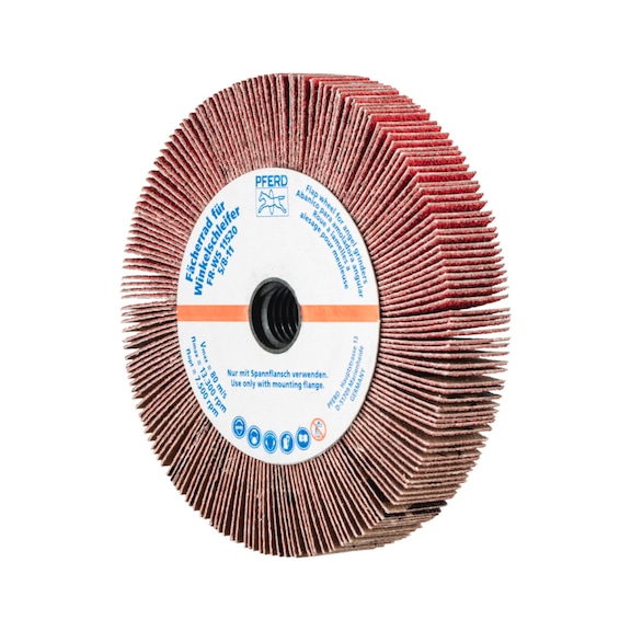 PFERD flap wheel for angle grinder FR WS 115x20mm 5/8-11 CO-COOL80 - Abrasive tool made of abrasive on a base