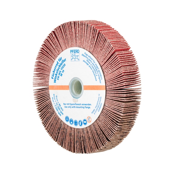 PFERD flap wheel for angle grinder FR WS 115x20mm M14 CO-COOL120 - Abrasive tool made of abrasive on a base