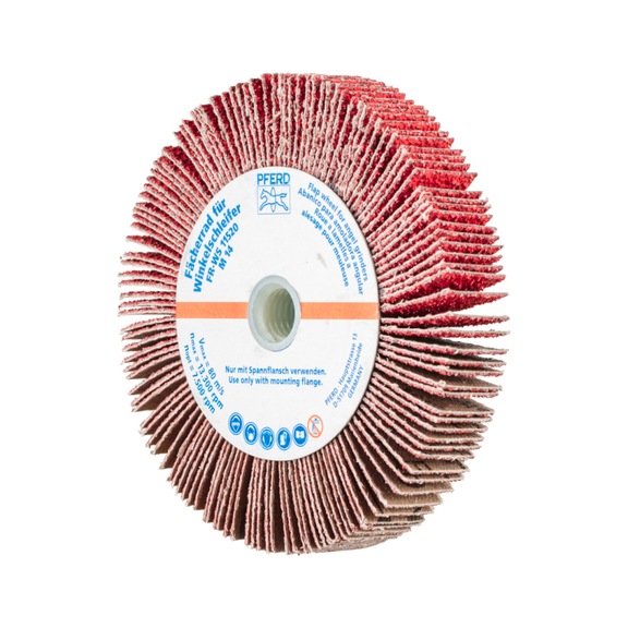 PFERD flap wheel for angle grinder FR WS 115x20mm M14 CO-COOL40 - Abrasive tool made of abrasive on a base
