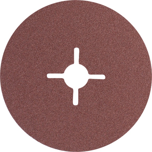 PFERD corundum fiber disc diameter 100mm A100 for universal applications - Abrasive tool made of abrasive on a base