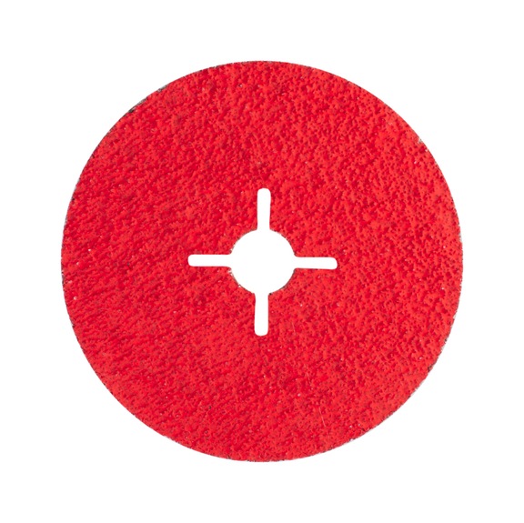 PFERD ceramic grain fiber disc diameter 100mm CO-COOL36 for cool grinding - Abrasive tool made of abrasive on a base