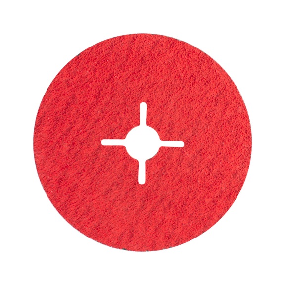 PFERD ceramic grain fiber disc diameter 100mm CO-COOL50 for cool grinding - Abrasive tool made of abrasive on a base