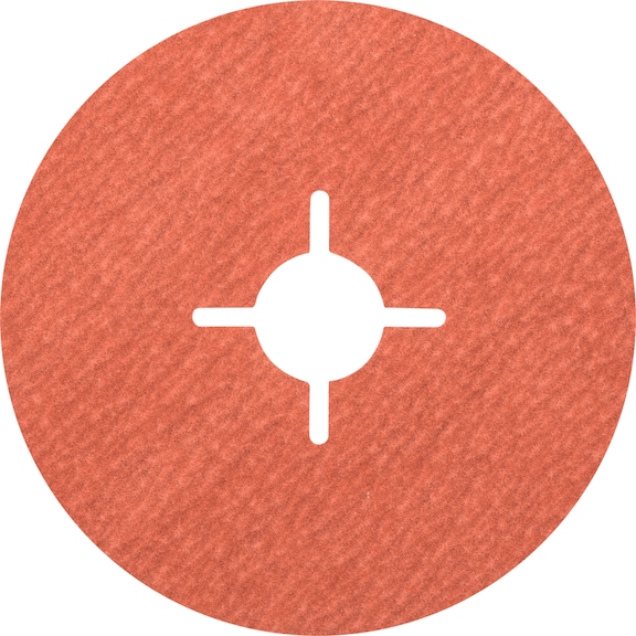 PFERD corundum fiber disc diameter 115 mm A-COOL120 for cool grinding - Abrasive tool made of abrasive on a base