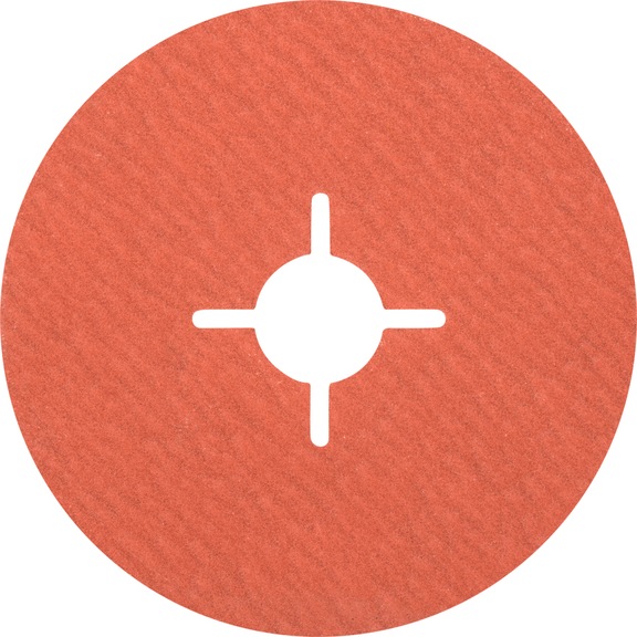 PFERD corundum fiber disc diameter 115 mm A-COOL150 for cool grinding - Abrasive tool made of abrasive on a base