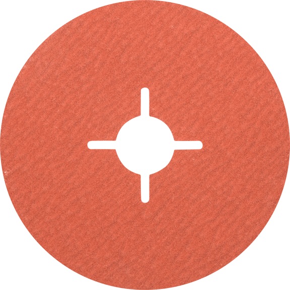 PFERD corundum fiber disc diameter 115 mm A-COOL180 for cool grinding - Abrasive tool made of abrasive on a base