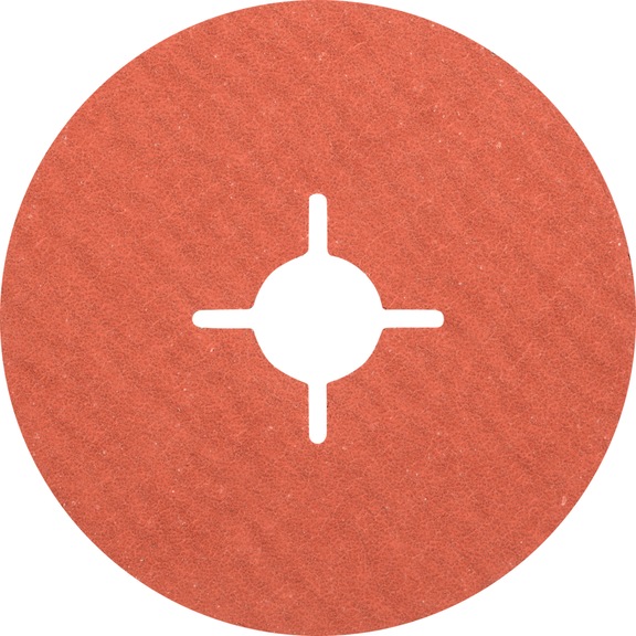 PFERD corundum fiber disc diameter 115 mm A-COOL50 for cool grinding - Abrasive tool made of abrasive on a base
