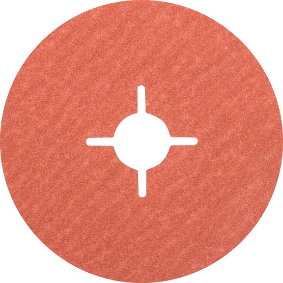 PFERD corundum fiber disc diameter 115 mm A-COOL60 for cool grinding - Abrasive tool made of abrasive on a base