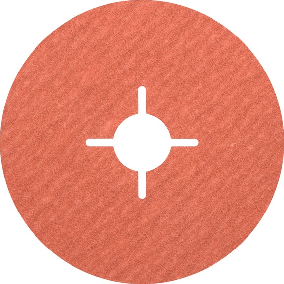 PFERD corundum fiber disc diameter 115 mm A-COOL80 for cool grinding - Abrasive tool made of abrasive on a base