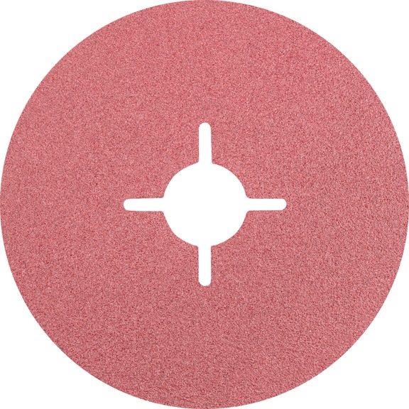 PFERD ceramic grain fiber disc diameter 115mm CO120 for maximum steel removal - Abrasive tool made of abrasive on a base