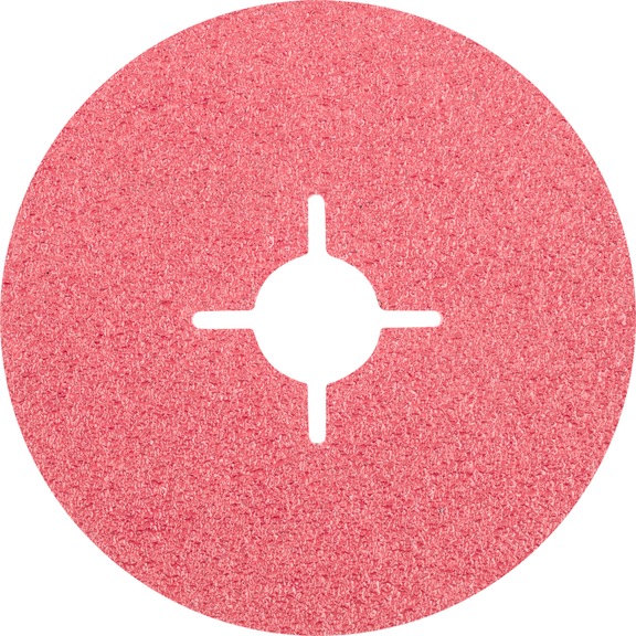 PFERD ceramic grain fiber disc diameter 115 mm CO50 for maximum steel removal - Abrasive tool made of abrasive on a base