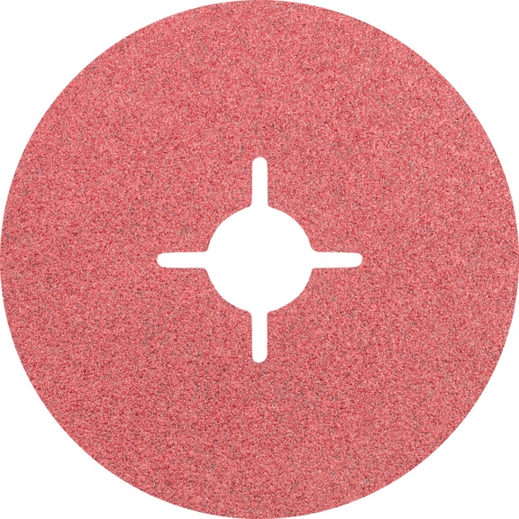 PFERD ceramic grain fiber disc diameter 115 mm CO60 for maximum steel removal - Abrasive tool made of abrasive on a base