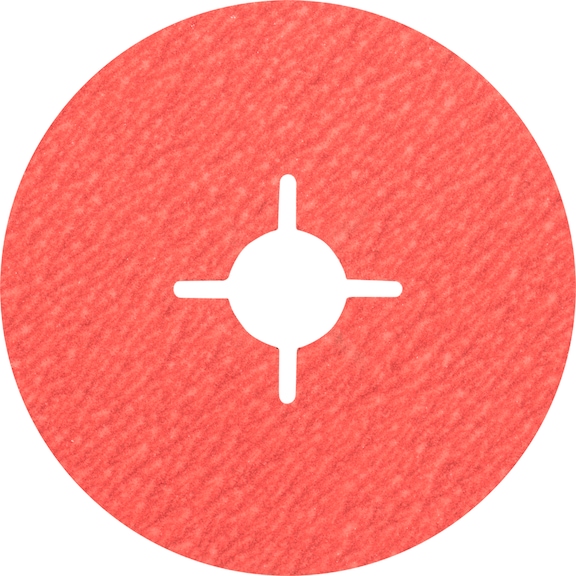 PFERD Keramikkorn Fiberscheibe Durchmesser 115 mm CO-COOL100 für kühlen Schliff - Schleifwerkzeug aus Schleifmittel auf Unterlage