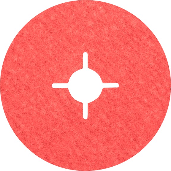 PFERD Keramikkorn Fiberscheibe Durchmesser 115 mm CO-COOL60 für kühlen Schliff - Schleifwerkzeug aus Schleifmittel auf Unterlage