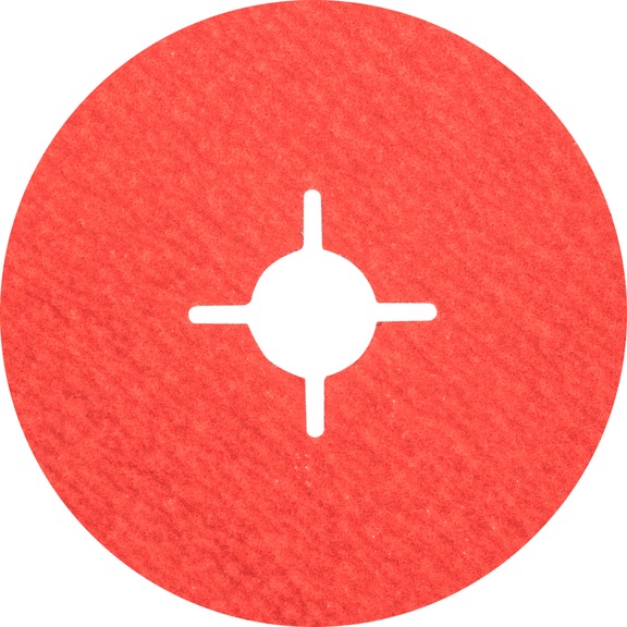 PFERD ceramic grain fiber disc diameter 115 mm CO-COOL80 for cool grinding - Abrasive tool made of abrasive on a base