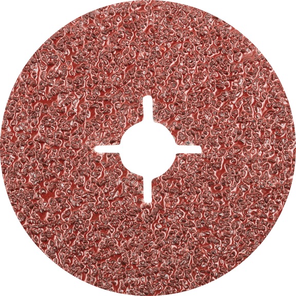 PFERD Korund Fiberscheibe Durchmesser 125 mm A16 für universelle Anwendungen - Schleifwerkzeug aus Schleifmittel auf Unterlage