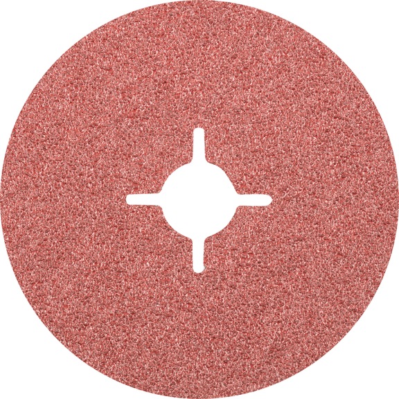 PFERD corundum fiber disc diameter 125 mm A36 for universal applications - Abrasive tool made of abrasive on a base