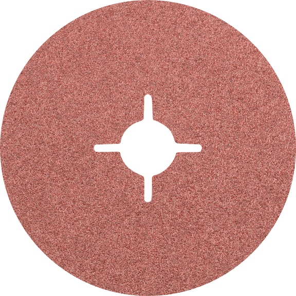 PFERD corundum fiber disc diameter 125 mm A50 for universal applications - Abrasive tool made of abrasive on a base