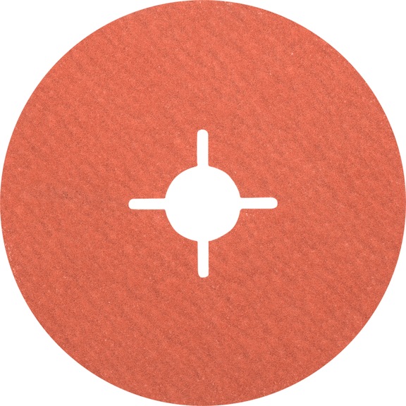 PFERD corundum fiber disc diameter 125 mm A-COOL100 for cool grinding - Abrasive tool made of abrasive on a base