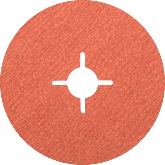 PFERD corundum fiber disc diameter 125 mm A-COOL120 for cool grinding - Abrasive tool made of abrasive on a base