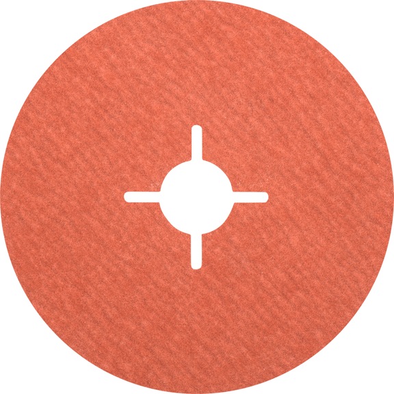 PFERD corundum fiber disc diameter 125 mm A-COOL150 for cool grinding - Abrasive tool made of abrasive on a base