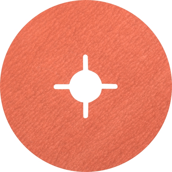 PFERD corundum fiber disc diameter 125 mm A-COOL180 for cool grinding - Abrasive tool made of abrasive on a base