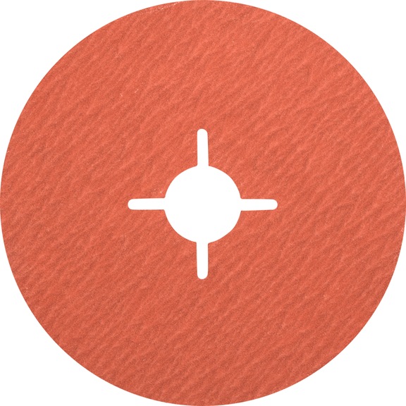 PFERD corundum fiber disc diameter 125 mm A-COOL220 for cool grinding - Abrasive tool made of abrasive on a base
