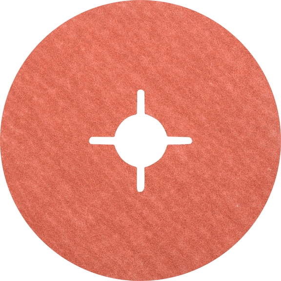 PFERD Korund Fiberscheibe Durchmesser 125 mm A-COOL60 für kühlen Schliff - Schleifwerkzeug aus Schleifmittel auf Unterlage