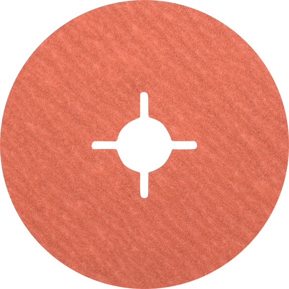 PFERD corundum fiber disc diameter 125 mm A-COOL80 for cool grinding - Abrasive tool made of abrasive on a base