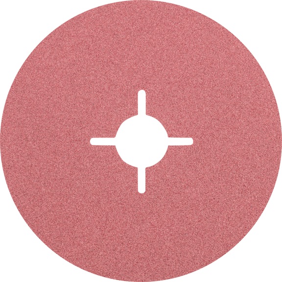 PFERD ceramic grain fiber disc diameter 125mm CO120 for maximum steel removal - Abrasive tool made of abrasive on a base