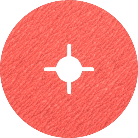 PFERD Keramikkorn Fiberscheibe Durchmesser 125 mm CO-COOL100 für kühlen Schliff - Schleifwerkzeug aus Schleifmittel auf Unterlage