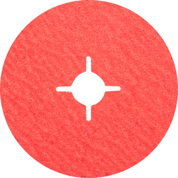 PFERD ceramic grain fiber disc diameter 125 mm CO-COOL24 for cool grinding - Abrasive tool made of abrasive on a base