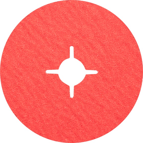 PFERD Keramikkorn Fiberscheibe Durchmesser 125 mm CO-COOL36 für kühlen Schliff - Schleifwerkzeug aus Schleifmittel auf Unterlage