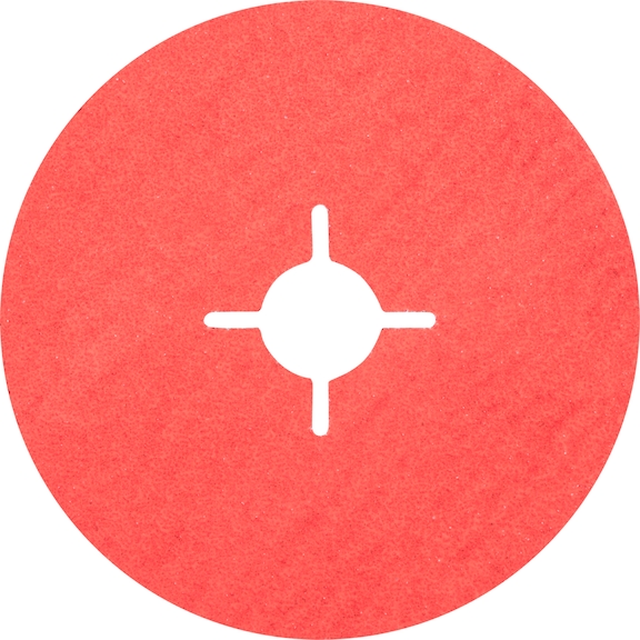 PFERD ceramic grain fiber disc diameter 125 mm CO-COOL50 for cool grinding - Abrasive tool made of abrasive on a base