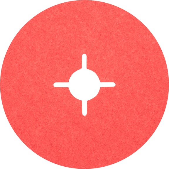 PFERD ceramic grain fiber disc diameter 125 mm CO-COOL80 for cool grinding - Abrasive tool made of abrasive on a base