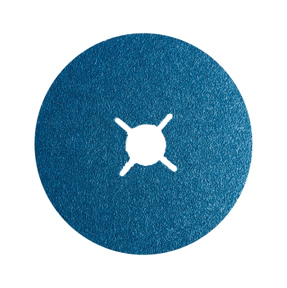 PFERD fiber disc diameter 125 mm VICTOGRAIN 80 for maximum performance on steel - Abrasive tool made of abrasive on a base